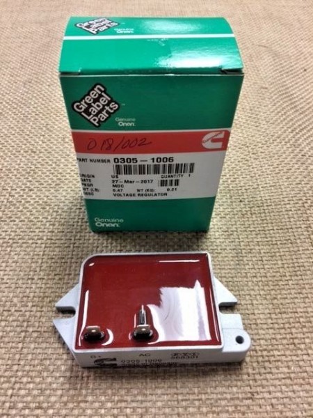 Cummins Onan 0305-1006 VOLTAGE REGULATOR