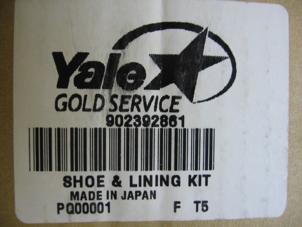 YALE 902392861 Brake Shoe Lining Kit