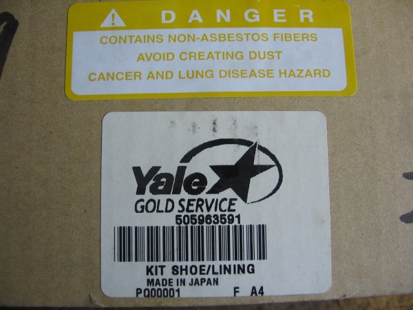 YALE 505963591 SHOE LINING KIT