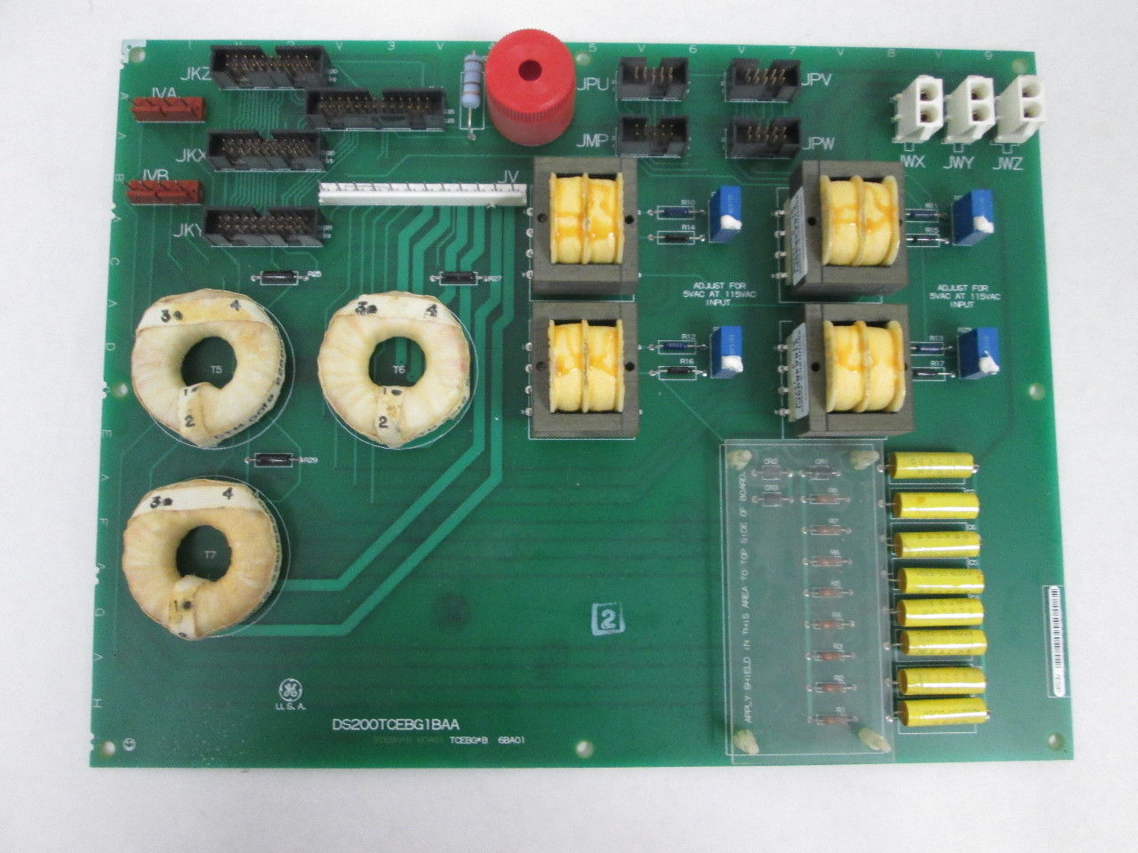 General Electric DS200TCEBG1BAA COMMON CİRCUIT EOS BOARD 