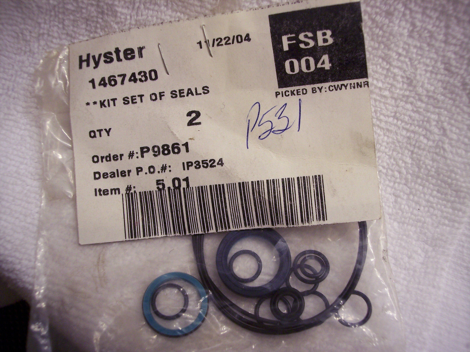 Hyster 1467430 Seal Kit, Orbitrol