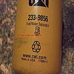 Cat 233-9856 Fuel Water Seperator Filter